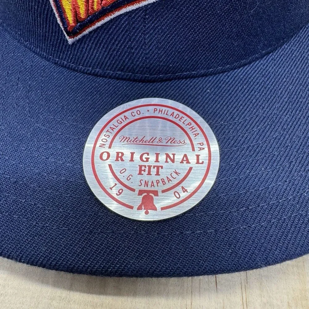 NEW Golden State Warriors Mitchell Ness Team Ground 2.0 Snapback Throwback HWC
